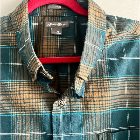 EDDIE BAUER Classic Fit XL Longsleeve Flannel - Picture 2 of 3